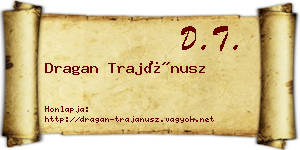 Dragan Trajánusz névjegykártya